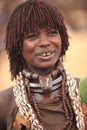 Tribal woman in the Omo valley in Ethiopia, Africa