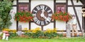 TRIBERG, GERMANY - AUGUST 21 2017: Biggest Cuckoo Clock in the W