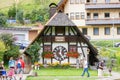 TRIBERG, GERMANY - AUGUST 21 2017: Biggest Cuckoo Clock in the W
