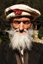 Tribesmen. Old man Villager from swat valley, KPK, Pakistan