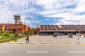 Tribhuvan International Airport in Kathmandu, Nepal.