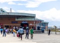 Tribhuvan International Airport in Kathmandu, Nepal.