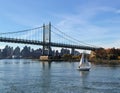 November 4, 2018 - Queens, NY: Triborough Bridge RFK Bridge in the NYC in the Fall
