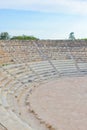 Tribune of the ancient outdoor theatre that was part of Antique Greek city-state Salamis