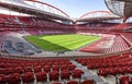At the tribunes of Estadio da Luz, Lisboa Royalty Free Stock Photo