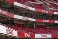 At the tribunes of FC Benfica stadium. Lisboa, Portugal