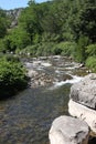 Tributary river in the Ardeche region of France