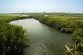 A tributary of the River Gambia near Makasutu Forest in Gambia,