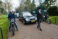 Tribute during funeral procession