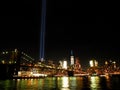 Tribute in Light 2016 Royalty Free Stock Photo