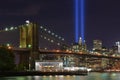 Tribute in Lights, 9/11 Manhattan, 2016 Royalty Free Stock Photo