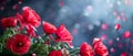 Tribute in Red: Honoring Service with Poppies & Peace. Concept Military Veterans, Remembrance Day Royalty Free Stock Photo