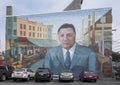 Tribute to Frank Rizzo a Mural in the Italian Market, South Philadelphia
