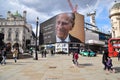 Tribute to Prince Philip at Piccadilly Circus, London, UK