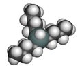 Tributyltin hydride molecule. Organotin reagent, used in organic synthesis