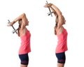 Triceps Extension Royalty Free Stock Photo