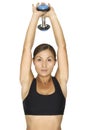Triceps Overhead Extension 2 Royalty Free Stock Photo