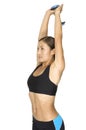 Triceps Overhead Extension 4 Royalty Free Stock Photo