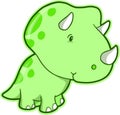 Triceratops Dinosaur Vector