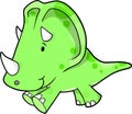 Triceratops Dinosaur Vector Illustration Royalty Free Stock Photo