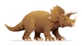 Triceratops dinosaur vector illustration Royalty Free Stock Photo