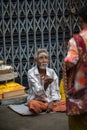 TRICHY, INDIA-FEBRUARY 14: Indian beggar 14, 2013 in Trichy, Ind