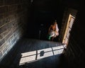 A Hindu priest in an ancient temple