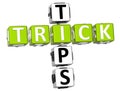 Trick Tips Crossword Royalty Free Stock Photo