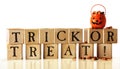 Trick or Treat Blocks Royalty Free Stock Photo