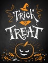 Trick or Treat Halloween poster