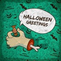 Trick Or Treat Halloween Template Royalty Free Stock Photo