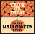 Trick or Treat Happy Halloween Party Postcard