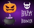 Trick Or Treat Happy Halloween Pumpkin Horror Rip Holiday