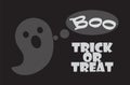 Trick or Treat Poster Happy Halloween Scary Ghost