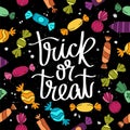 Trick or treat. The trend calligraphy