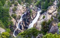 Trickling waterfall at Yosemite National Park