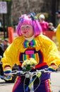 Tricksy the happy woman clown Royalty Free Stock Photo