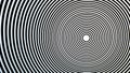 Tricky optical game which seems moving. Circles on circles, center, target of something or bull`s eye