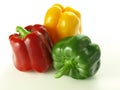 Tricolor bell peppers