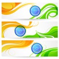 Tricolor India banner