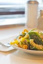 Tricolor Pasta Salad Royalty Free Stock Photo