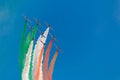 Tricolors arrows Royalty Free Stock Photo