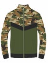 tricot military jacket print- vector art Royalty Free Stock Photo