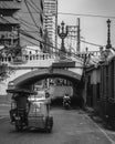 A tricycle in Binondo, Manila, The Philippines