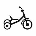 Tricycle icon, simple style