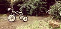 Tricycle on vignete Royalty Free Stock Photo