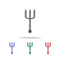 Trident line icon. Elements in multi colored icons for mobile concept and web apps. Icons for website design and development, app Royalty Free Stock Photo