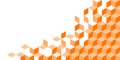 Tridimensional blocks pattern background with copy space