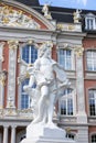 Sculptures in front of the Prince-elector Palace in the center of Trier