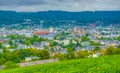 Trier viewed behind vineyards, Germany Royalty Free Stock Photo